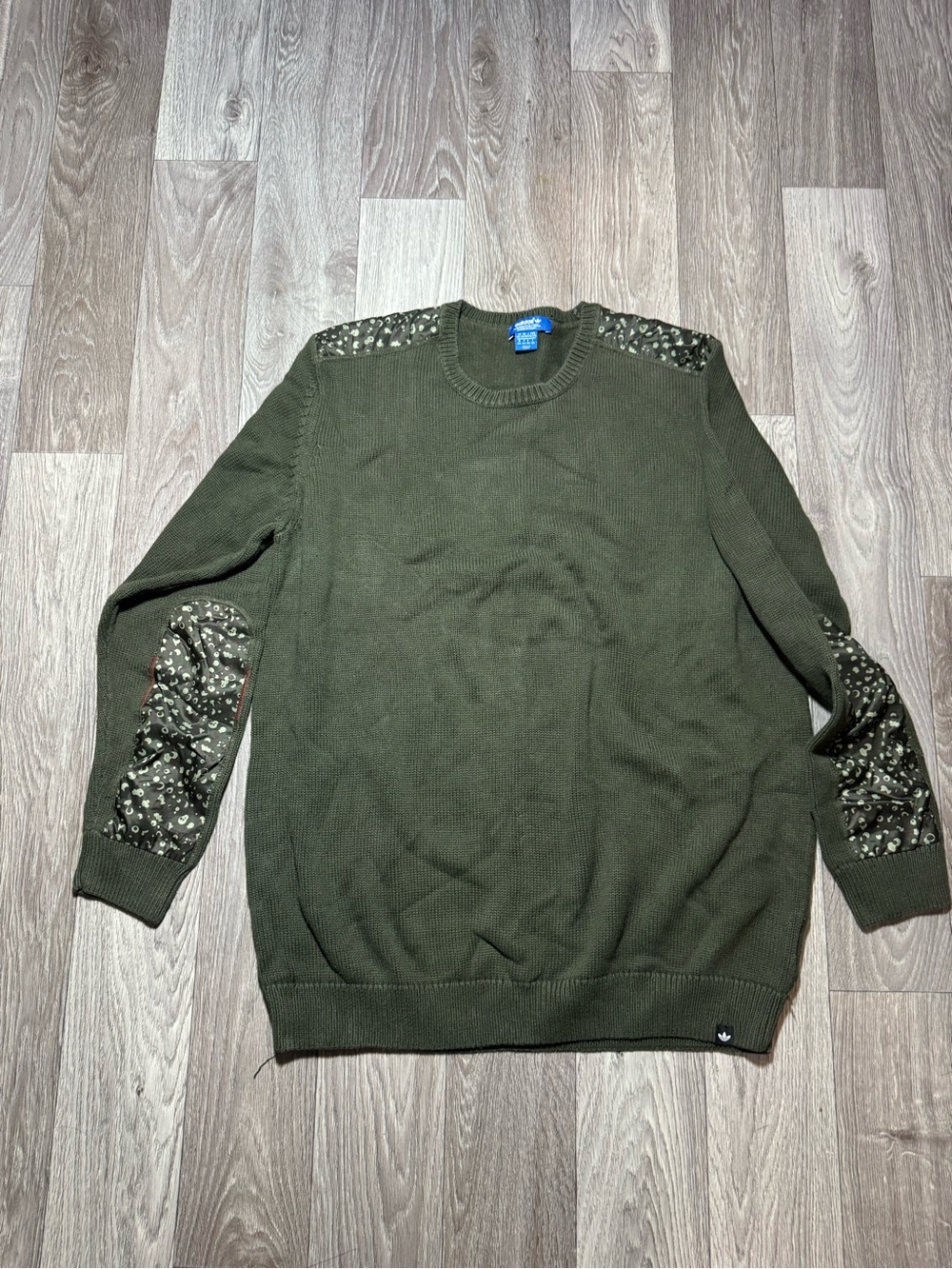 adidas Olive Green Crewneck Sweater 2XL